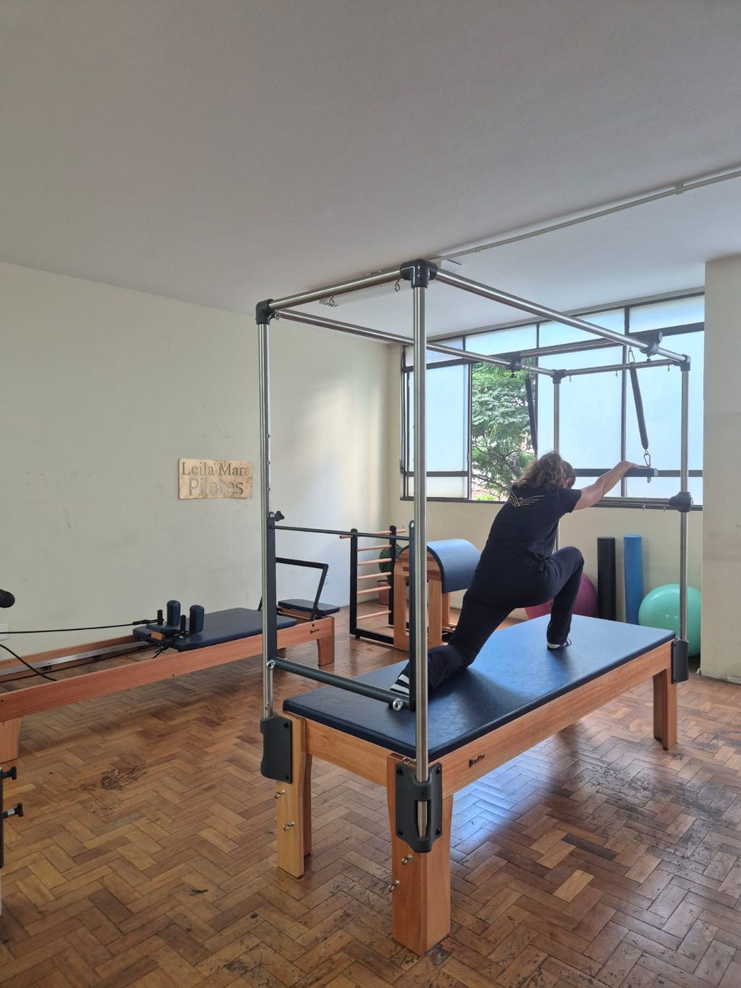 Atendimento de fisioterapia no estúdio